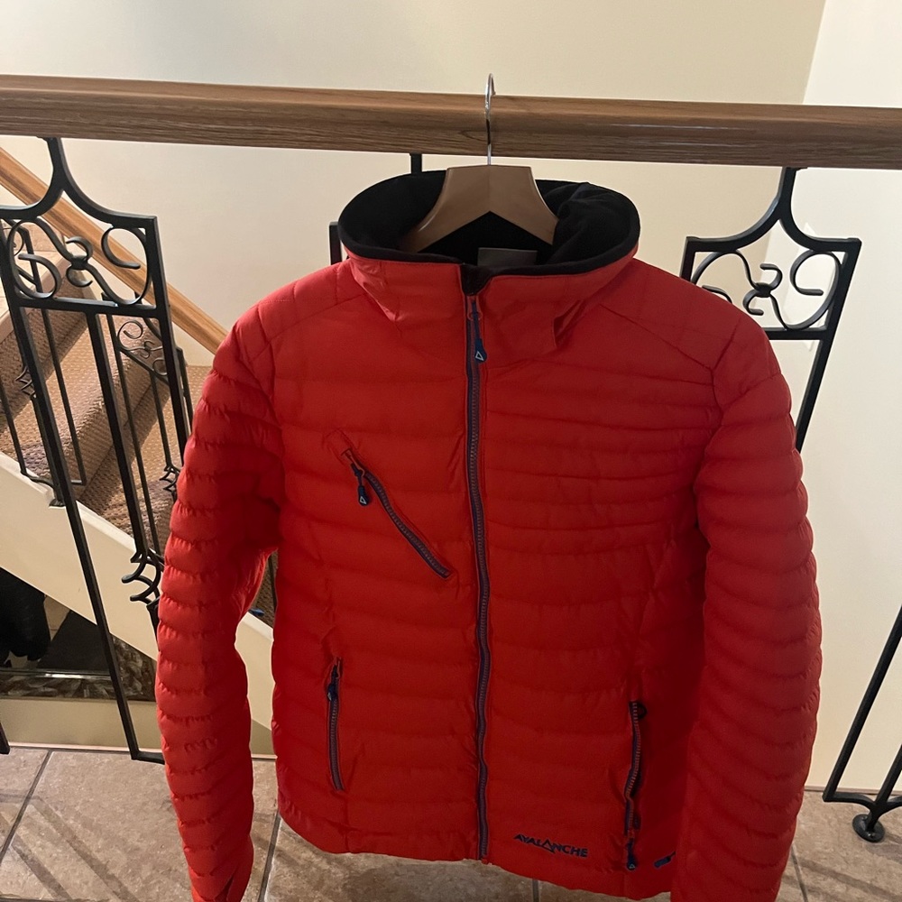 Avalanche puffer ski jacket